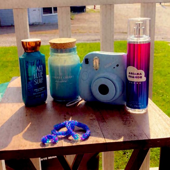 Mermaid blue and purple bracelet with ring - Picture 1 of 2